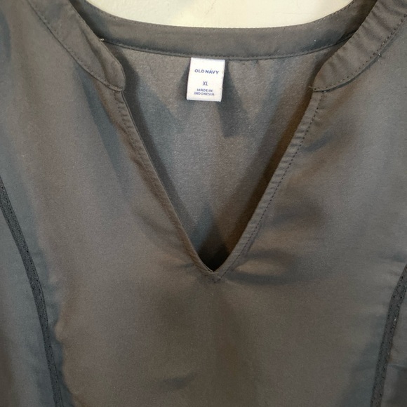 Old Navy Georgette Swing Blouse Floral Top Womens XL V-Neck Boho Cottagecore - Picture 5 of 5